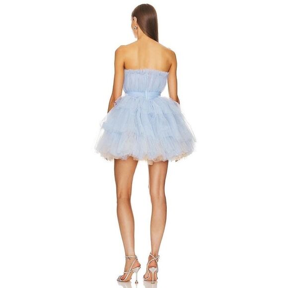 bronx and banco anna tulip mini dress Blue M - Picture 3 of 11